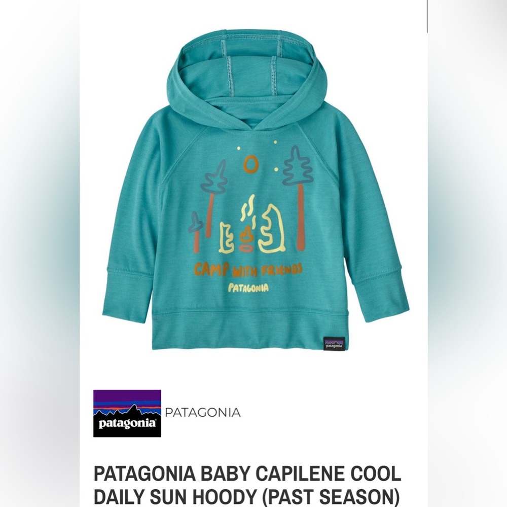 Patagonia Toddler Capilene Cool Daily Sun Hoodie 3T
